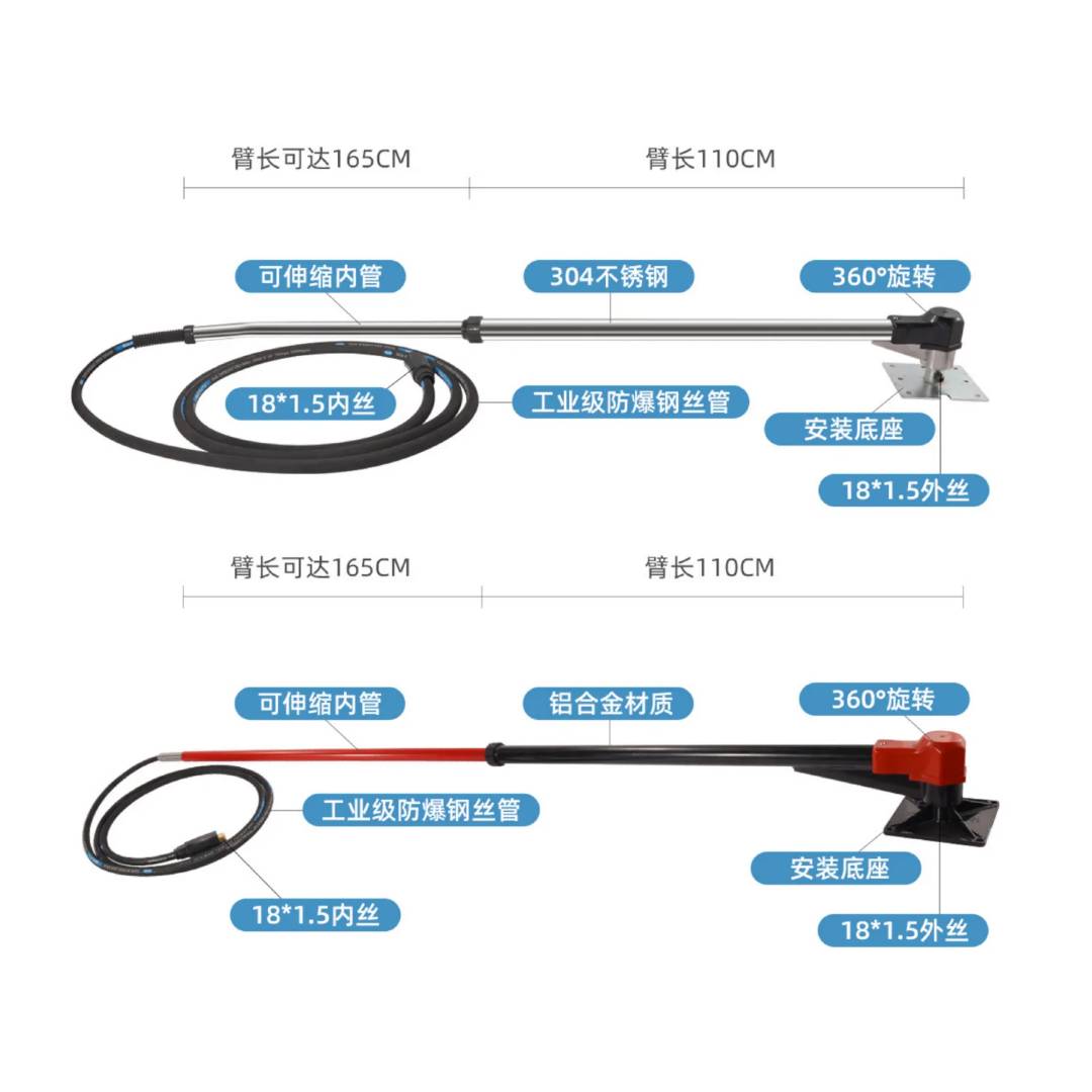 高压洗车悬臂