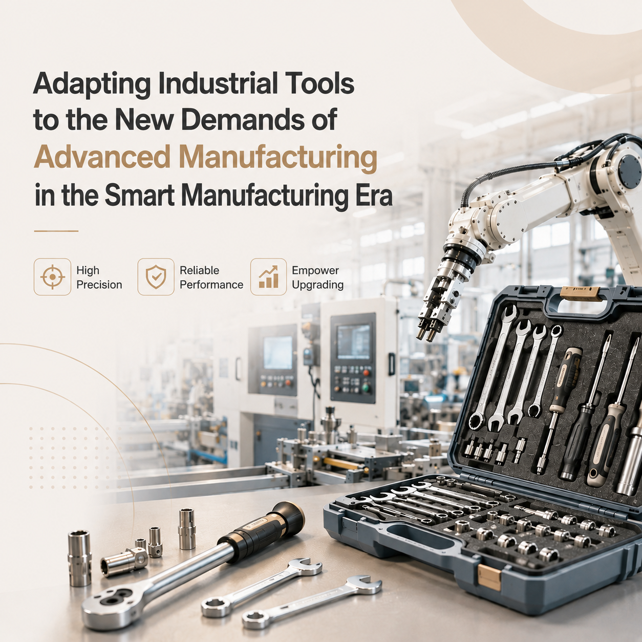 Under the wave of smart manufacturing, how do industrial tools adapt to the new needs of advanced manufacturing?