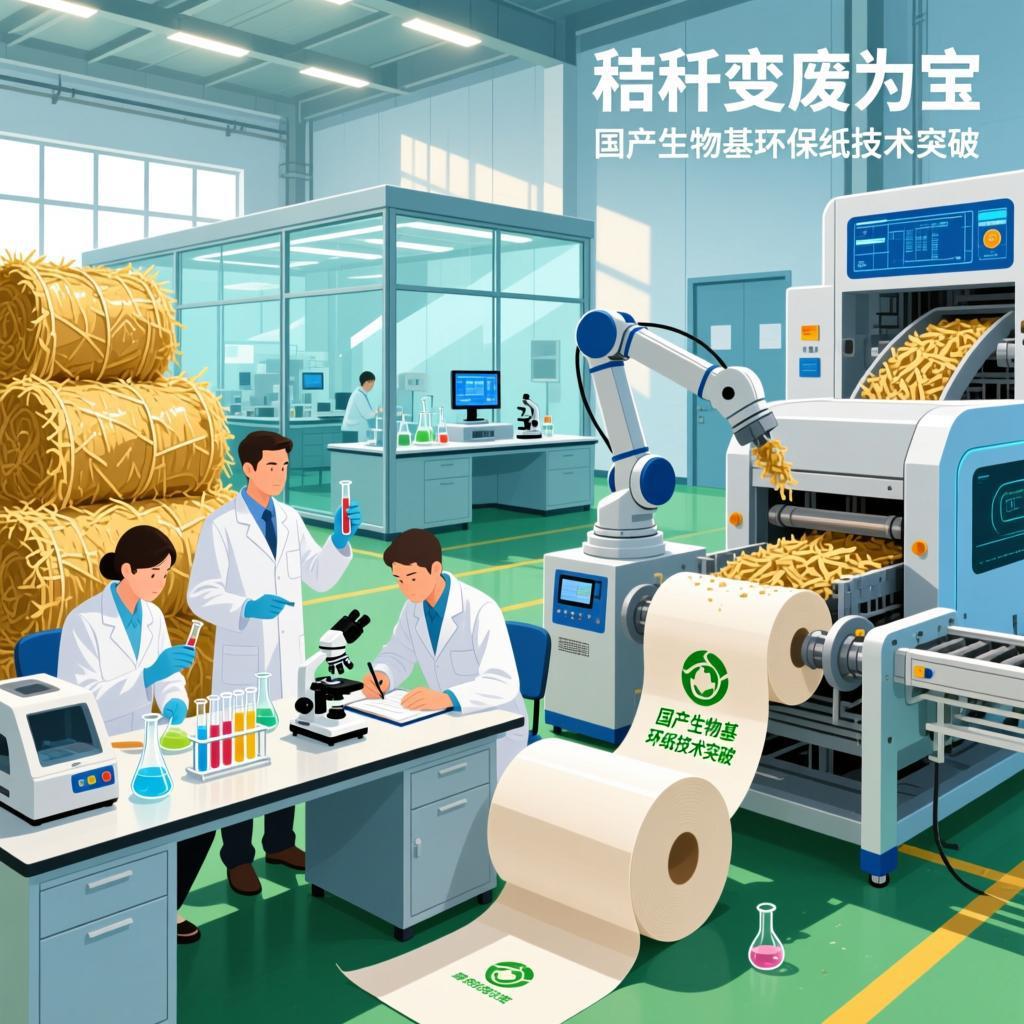 秸秆变废为宝！国产生物基环保纸技术取得突破 年底将量产