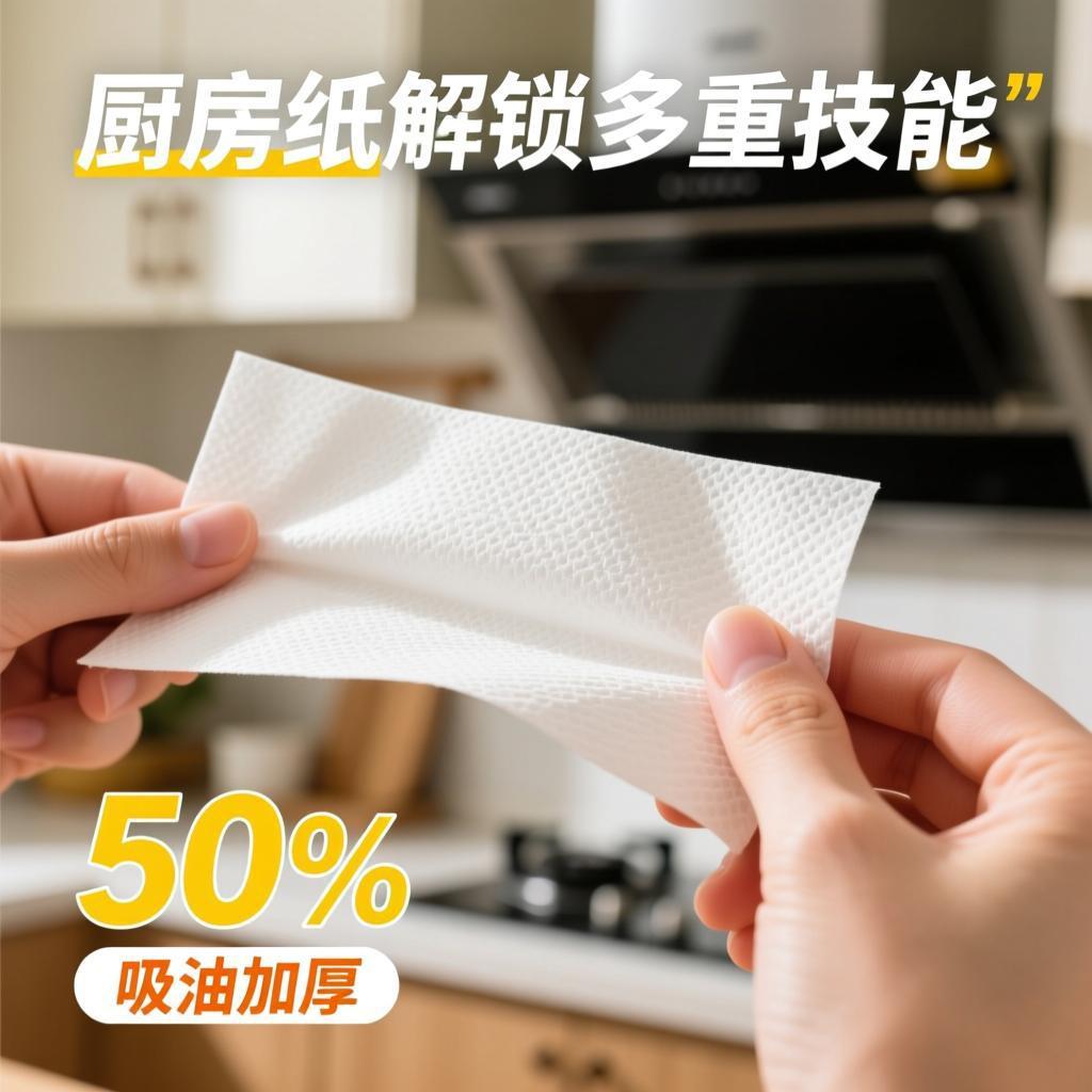 厨房纸解锁多重技能 五成消费者愿为&ldquo;吸油加厚&rdquo;支付溢价