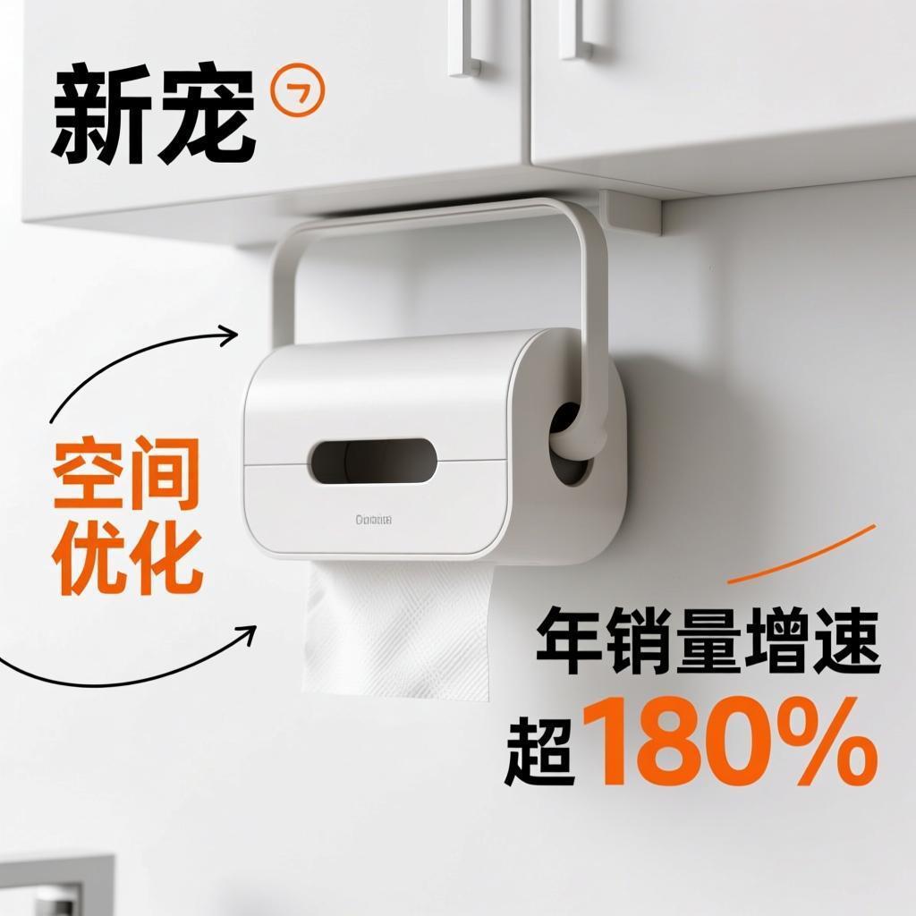 悬挂式抽纸成新宠 年销量增速超180% 主打空间优化