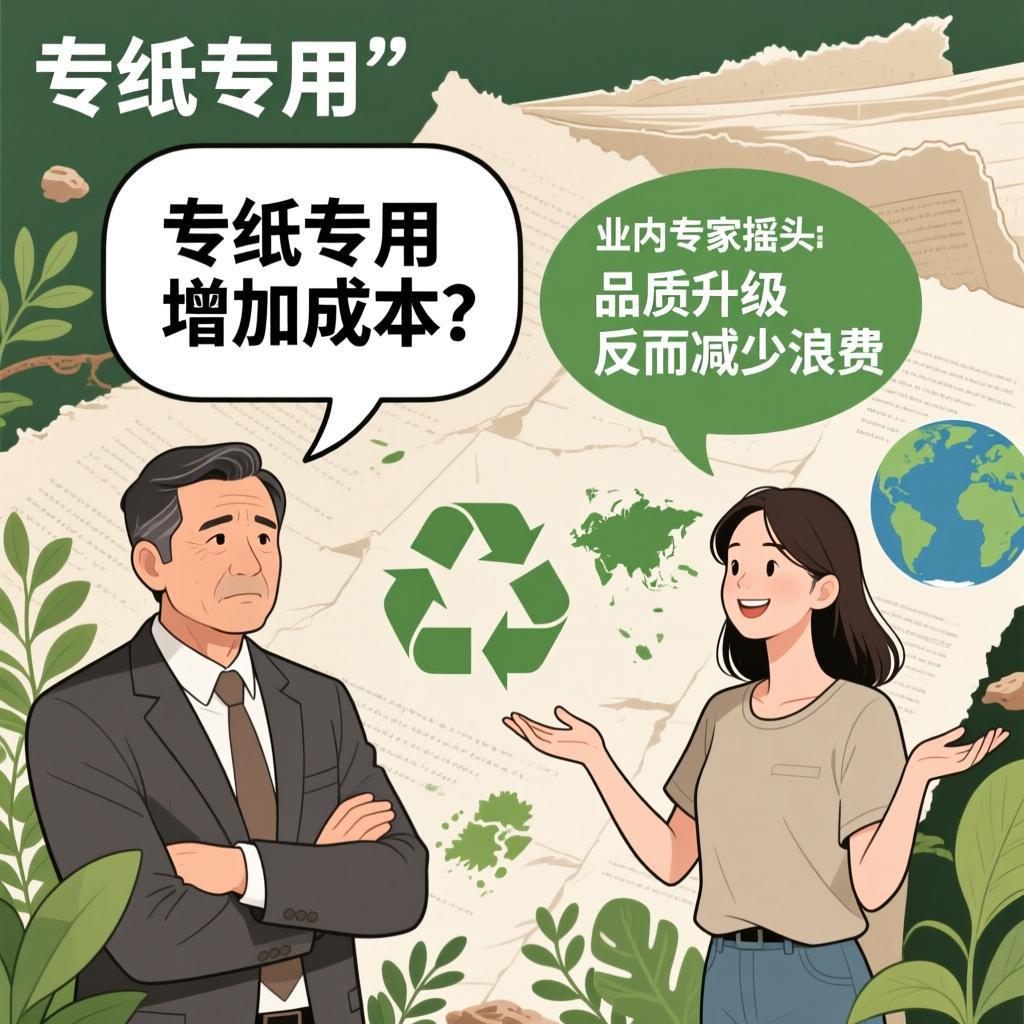 &ldquo;专纸专用&rdquo;引争议 业内：品质升级反而减少浪费