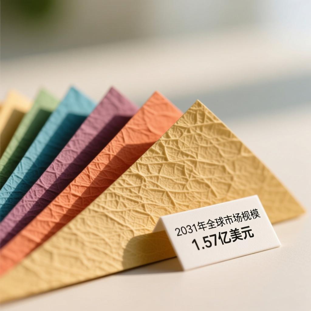 彩色无木浆纸走红 2031年全球市场规模将达1.57亿美元